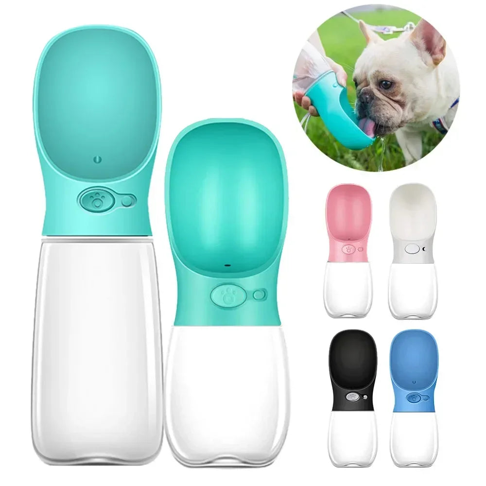 Portable Pet Water Bottle - dog travel bowl and portable pet water bottle product photo