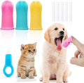 Finger Toothbrush Set - pet grooming brush and pet nail grinder product photo