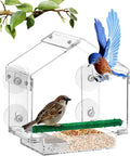 Window Bird Feeder - cat scratcher and cat grass kit product photo