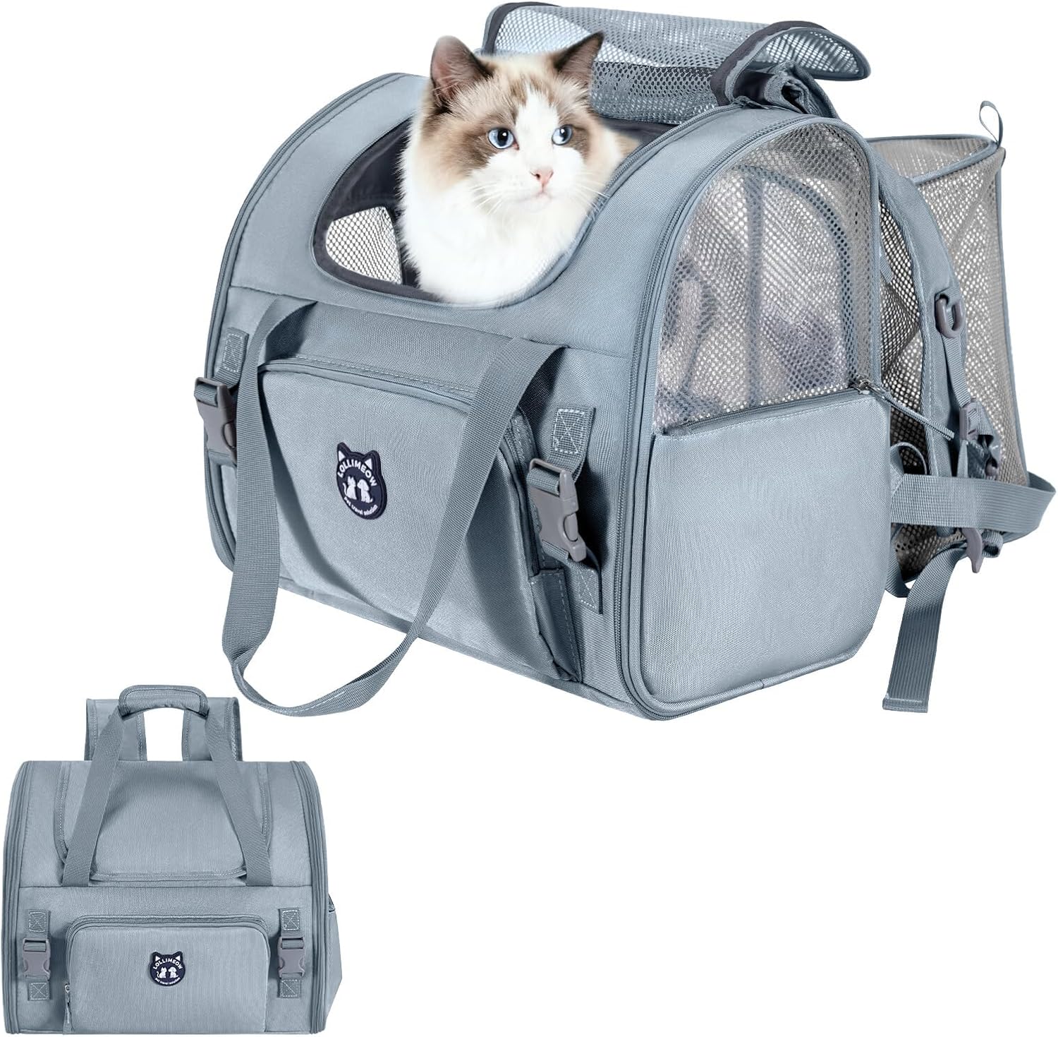 Expandable Cat Carrier - pet carrier and cat carrier product photo