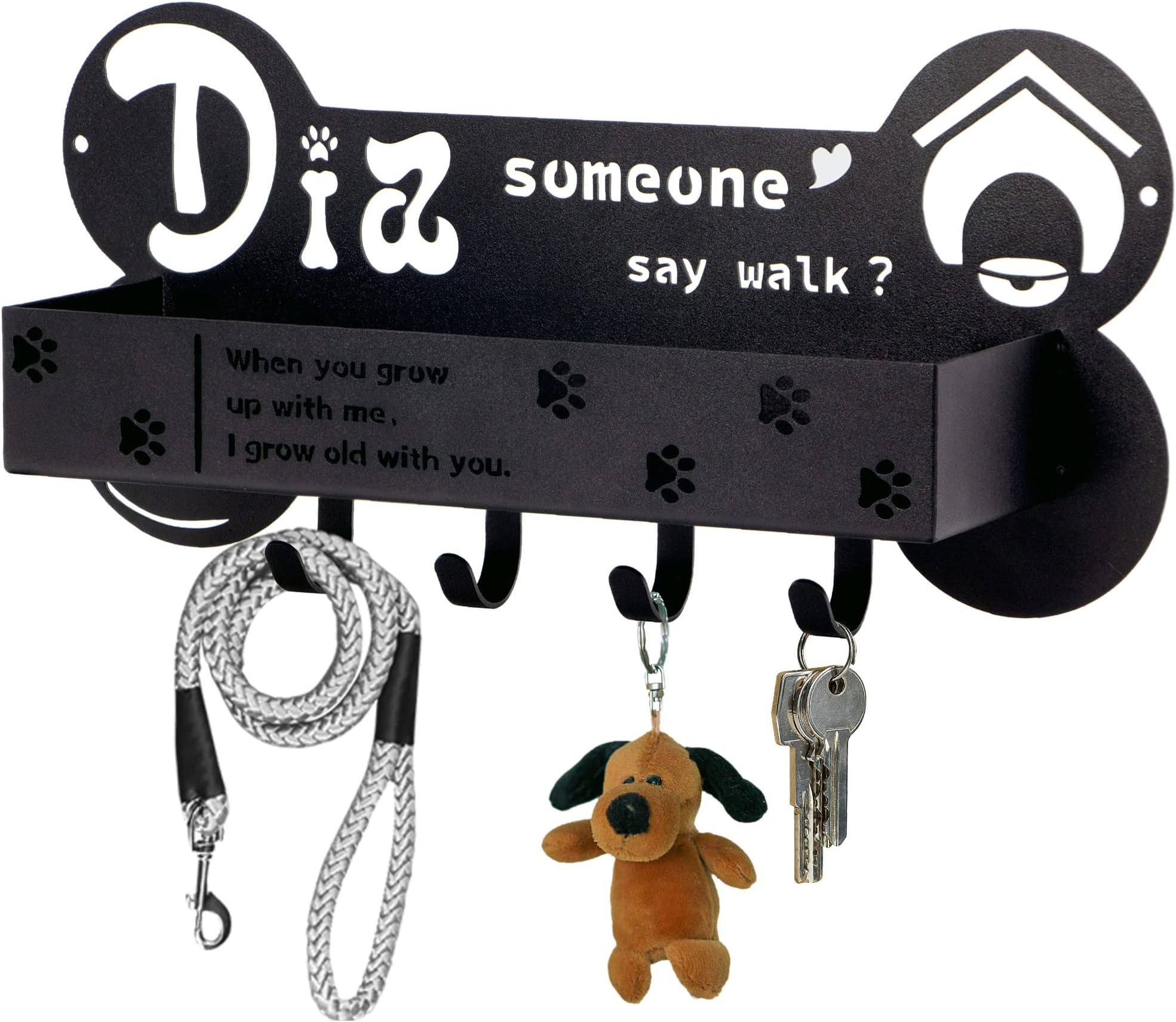 Dog Leash Wall Hook - pet gate and pet stairs product photo