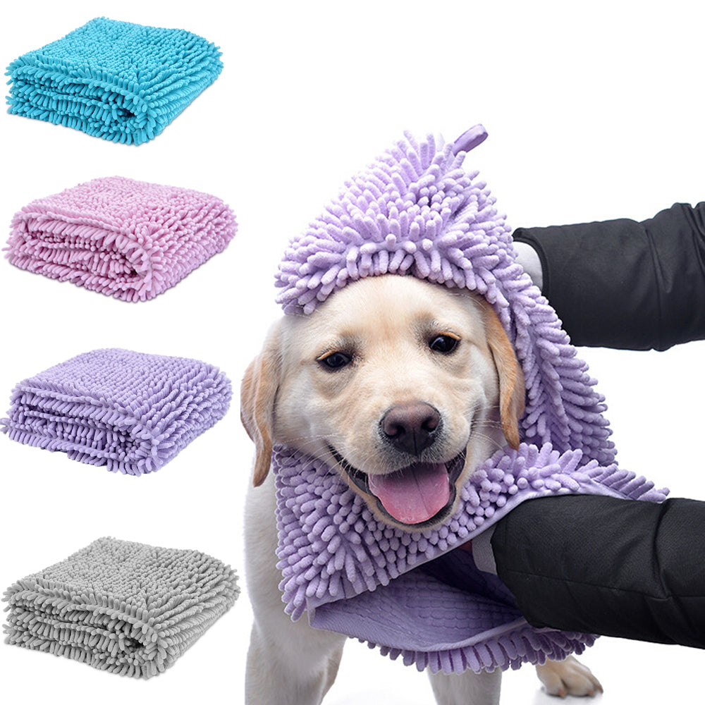 Dog Drying Towel - pet grooming brush and pet nail grinder product photo