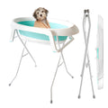 Foldable Pet Bath Tub - pet grooming brush and pet nail grinder product photo