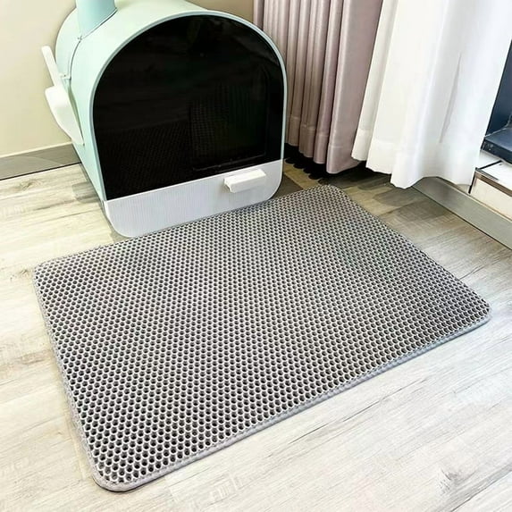 Cat Litter Trapping Mat - cat litter mat and cat litter scoop holder product photo
