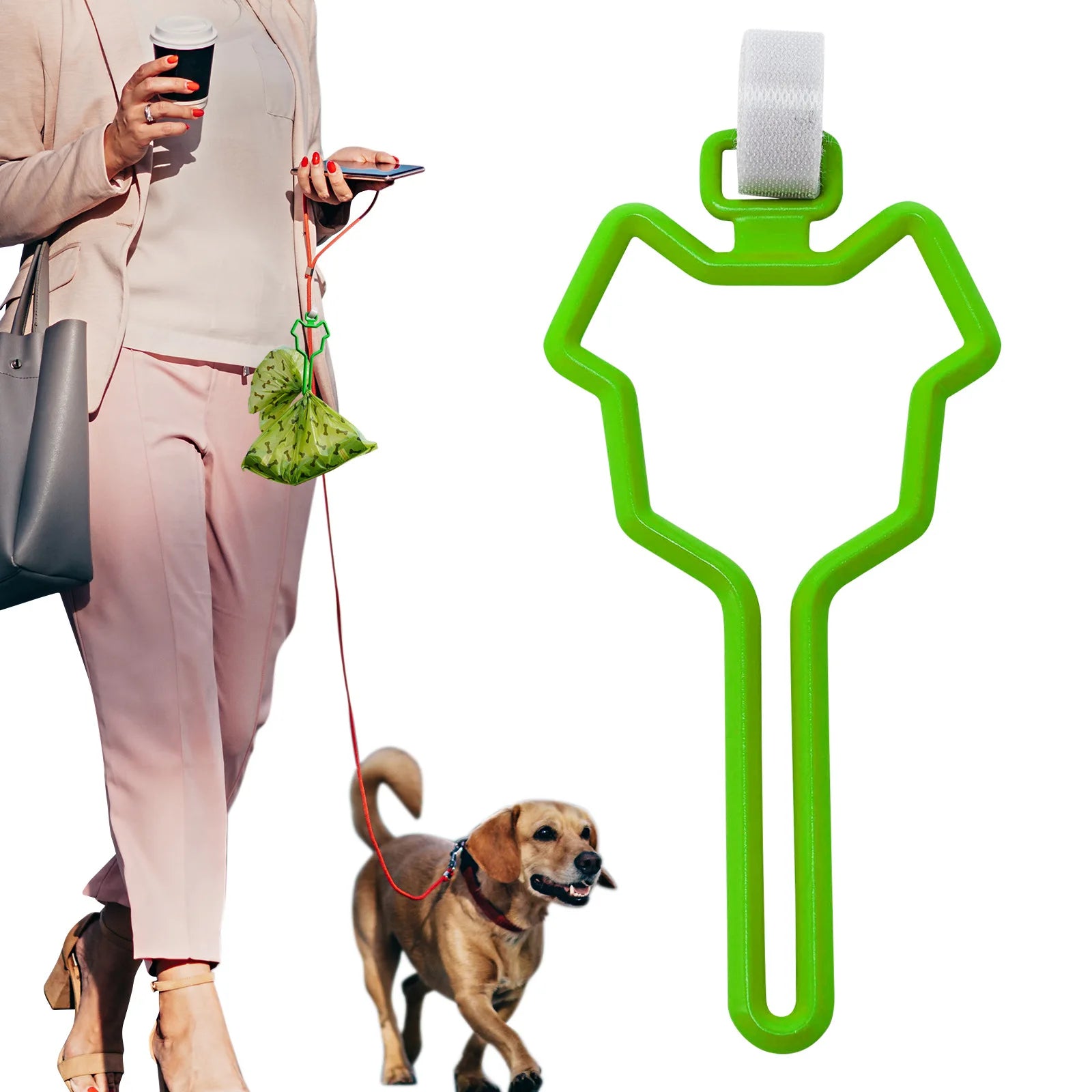 Dog Poop Bag Holder - dog travel bowl and portable pet water bottle product photo