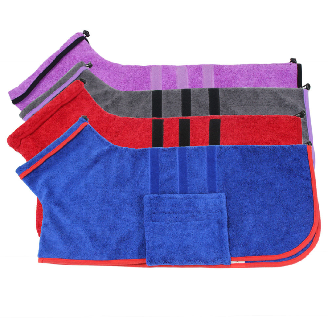 Pet Towel Robe - pet grooming brush and pet nail grinder product photo