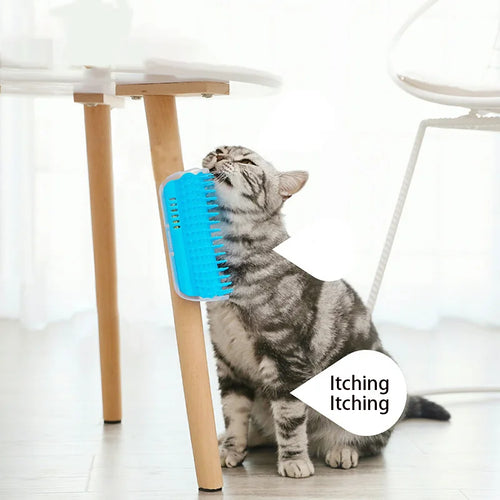 Cat Corner Brush - cat corner brush and cat grooming brush product photo