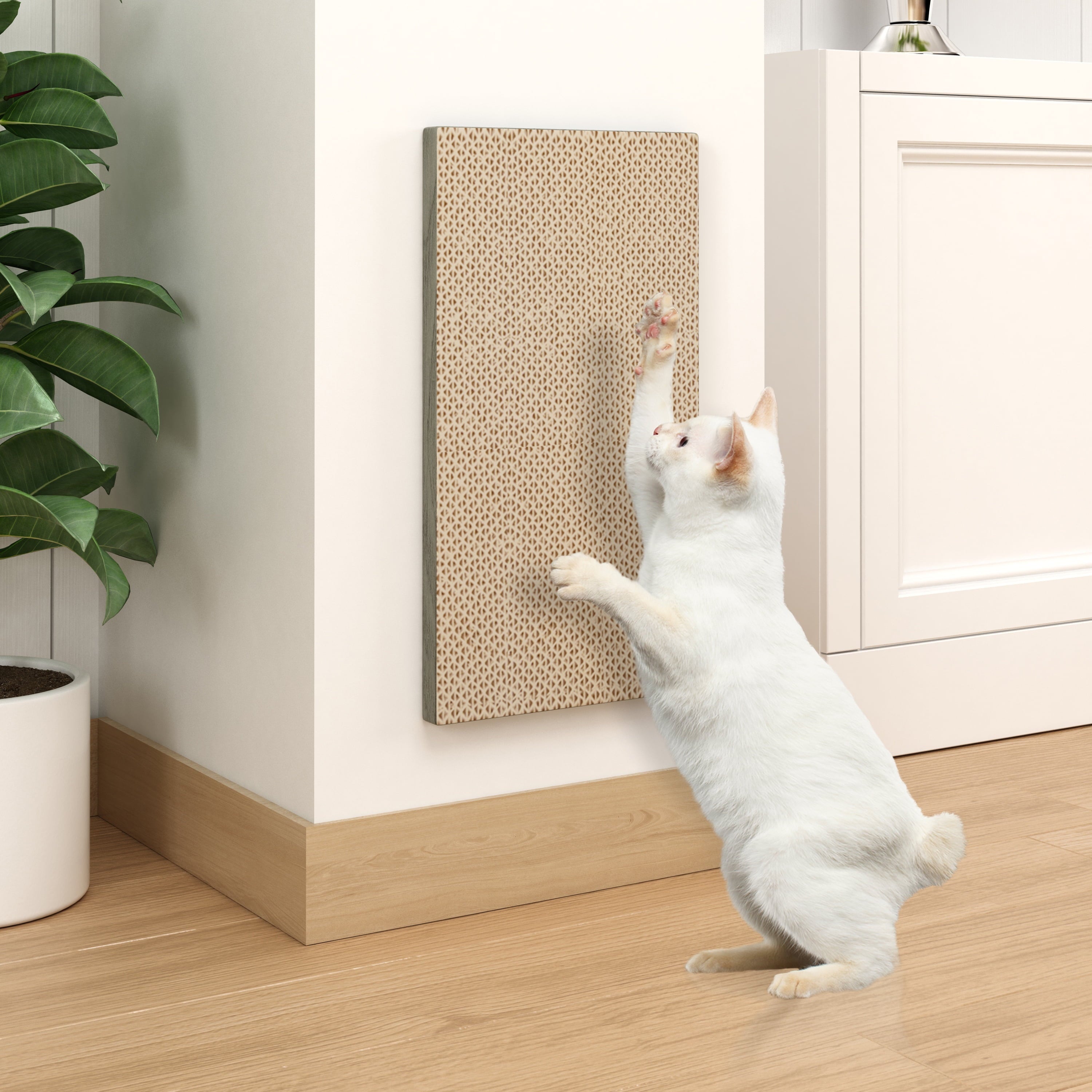 Wall Cat Scratcher - cat scratcher and cat grass kit product photo