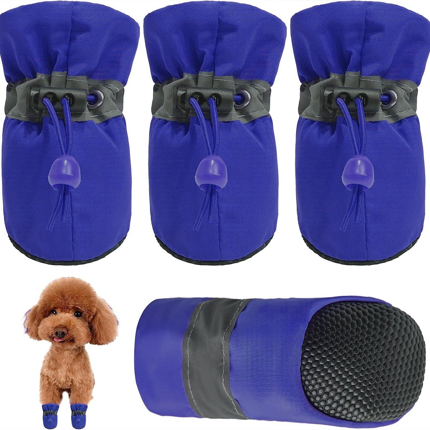 Dog Anti-Slip Booties - dog raincoat and dog fleece vest product photo