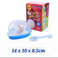 Hamster Sand Bath Box - small pet toy and bird foraging toy product photo
